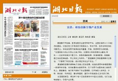Hubei Daily reported on the first page of our lifting safety monitoring system