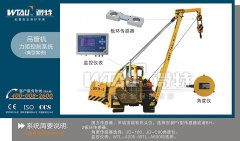 Selection of safety monitoring device for pipe crane