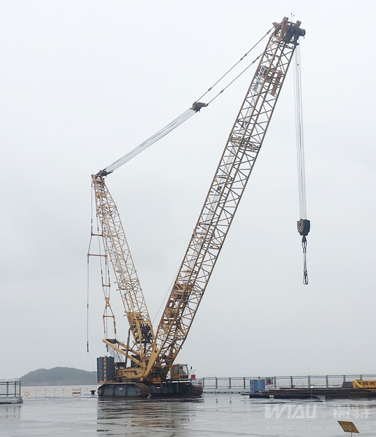 Zhoushan Wison crawler crane monitoring system successfully accepted