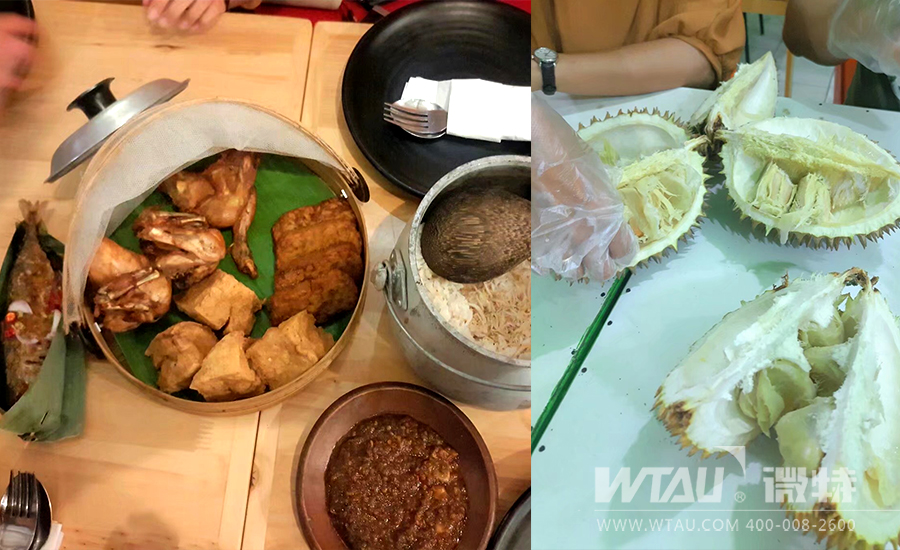 Duri features Padang cuisine and bitter Durian