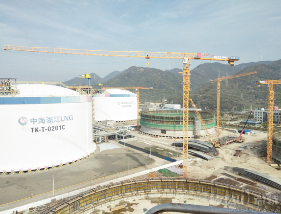 Micro special tower crane monitoring system helps Zhejiang LNG project