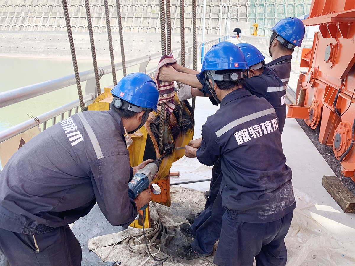 The crane maintenance project of Miaowei Gongguoqiao power station was successfully completed