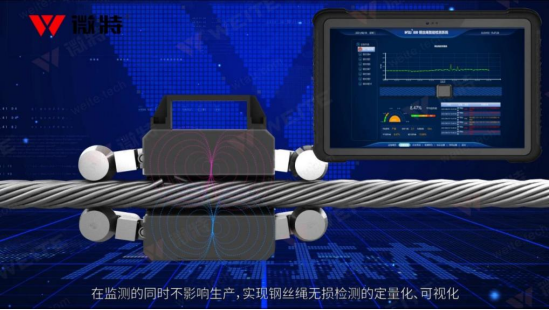 Weite's non-destructive testing system for steel wire ropes has successfully entered the three major automobile enterprises of Dongfeng, Guangqi, and Chang'an